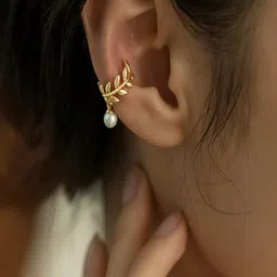 ROYAL NEEDS Oval Ear Cuff Earrings-picture-25