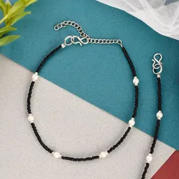 HIGH TRENDZ Silver-Plated Beaded Anklets-picture-30