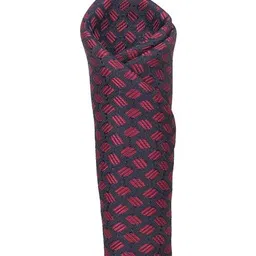 CALIXTO Men Black Printed Polyester Ties image 5