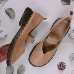 Jove Women PU Loafers-picture-26