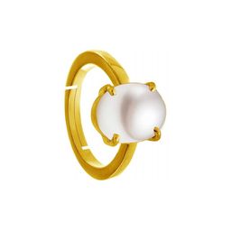 GenZcomplex Gold-Plated Brass Pearls Finger Ring-picture-16