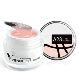 VENALISA UV Sculpture Nail Extension Hard Jelly Builder Gel - 15 ml - Pearl Skin A23 (S)-picture-10