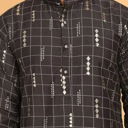 Jompers Men Geometric Printed Kurta image 5
