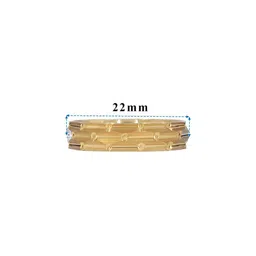 BHIMA 22K BIS Hallmark 916 Purity Yellow Gold Designer Cut Ring for Men image 5
