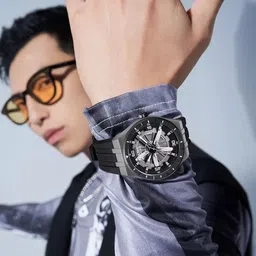 mark fairwhale Men Dial & Straps Analogue Multi Function Watch FW-5050-R1 image 2