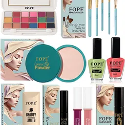 FOPE Set Of 14 Foundation, Compact, Lipstick , Nail Paint, Eyeshadow, Mascara & Eyeliner-picture-33