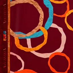 LeeliPeeri Designer Poly Georgette Saree image 5