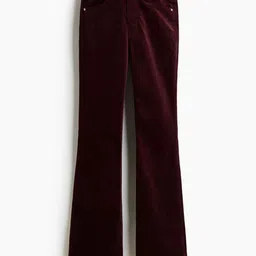 H&M Flared Corduroy Trousers image 5
