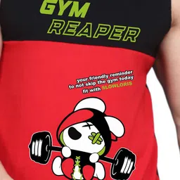 SLOWLORIS Men Pack Of 2 Printed Bio-Wash Gym image 5