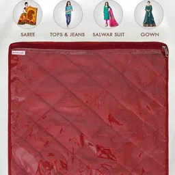 prettykrafts Maroon 3 Pieces Printed Multi-Utility Reusable Organisers image 2