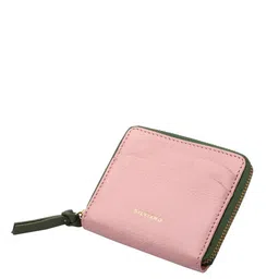 SILVIANO Unisex Textured Leather Zip Around Wallet image 4