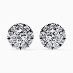 VALANOVA 14Kt Rose Gold 0.59 Ct Lab Grown Diamond Studded Studs - 2.42g-picture-24