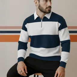 Try This Men Colourblocked Polo Collar 1 T-shirt-picture-26