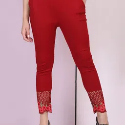 BUY NEW TREND Mid Rise Skinny Fit Regular Trousers-image-67