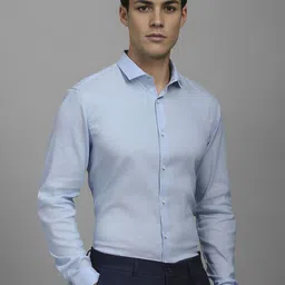 Louis Philippe Sport Men Super Slim Fit Textured Casual Shirt-picture-46
