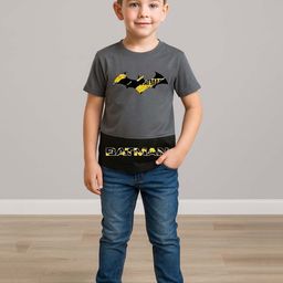 YK X Minute Mirth Boys Batman Printed Cotton T-shirt-picture-17