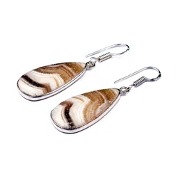 AAR Jewels Rhodium-Plated Brass Quartz Drop Earrings-picture-39