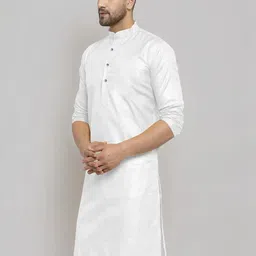 KRUDHA Men Thread Work Kurta image 4