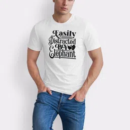 Seekbuylove Men Typography Printed Bio Finish T-shirt image 4
