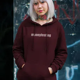 TOGS & TERRE Stylish Typography Printed Hooded Oversized Cotton Pullover-picture-26
