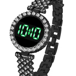 SWADESI STUFF Women Dial & Straps Digital Automatic Watch SDS 155 ROUND BLACK 99-picture-26