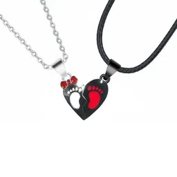 Utkarsh Heart Shaped Pendants with Chains-picture-20