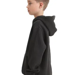 RARE ONES Boys Solid Long Sleeves Oversized Hooded Sweatshirt image 3
