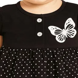 KidzzCart Polka Dot Print Fit & Flare Dress image 3