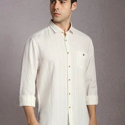 Louis Philippe Sport Printed Slim Fit Cotton Casual Shirt-image-89