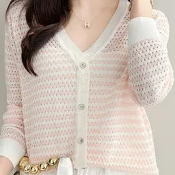 StyleCast x Revolte V-Neck Button Shrug image 4