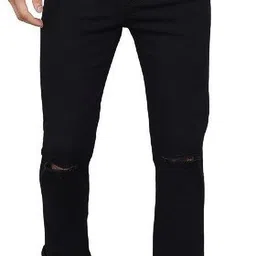 DAKWINS Men Slash Knee Jeans-image-8