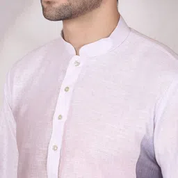 KRAFT INDIA Men Floral Printed Thread Work Kurta image 5