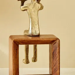 Home Centre Brown Figurine Showpiece image 2