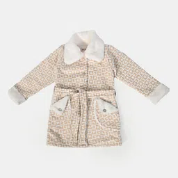 BAESD Girls Geometric Woollen Tailored Jacket image 2