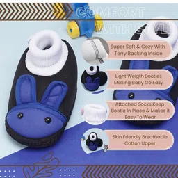 NESKA MODA Kids Cotton Booties image 5