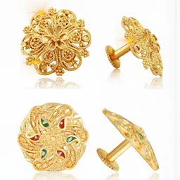 VIVASTRI Women Gold-Plated Alloy Earrings-picture-36