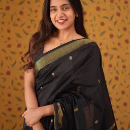 AMRUTKALA SAREES Woven Design Banarasi Saree image 4