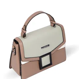 Luvoksi Women Colourblocked Structured Sling Bag image 5