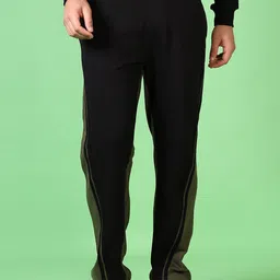 limeroad V-Mart Men Colorblocked Mid Rise Trackpant-picture-29