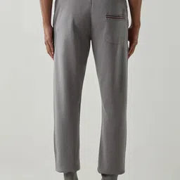 Reid & Taylor Men Textured Mid Rise Cotton Regular Fit Joggers image 3