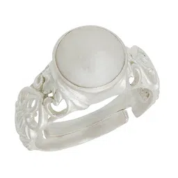 RSPR 7.25 Ratti 6.60 Carat Natural Moti Pearl-Studded Adjustable Finger Ring-picture-30
