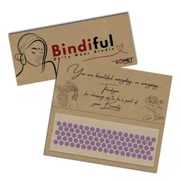Comet Busters Bindiful Set Of 5 Traditional Round Velvet Bindi image 2