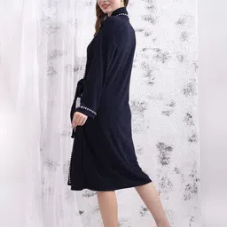 LacyLook Shawl Collar Bath Robe image 3