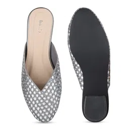 Inc 5 Women Embellished Ethnic Block Mules image 3