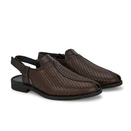 House of Pataudi Men Ultra-Lightweight & Flexible Shoe-Style Sandals image 5