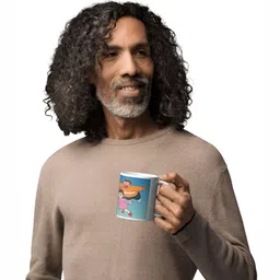 Mr UVD Multi-Coloured Ceramic Cup image 2