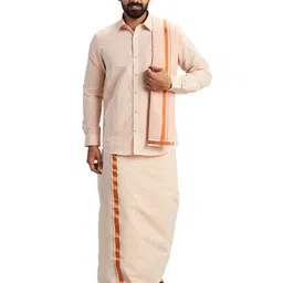 UATHAYAM Men Smart Slim Fit Opaque Casual Shirt image 3