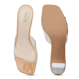 Inc 5 Women Transparent Block Mules image 4