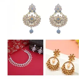 Women Click Stones Studded Jewellery Set-picture-31