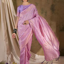 Maroosh Ethnic Motifs Zari Banarasi Saree-picture-33